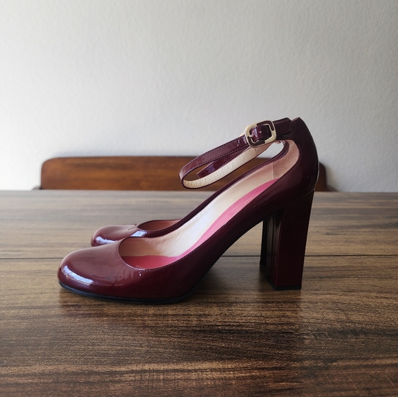 KATE SPADE NEW YORK Women's Red Patent Leather Kameron Pumps Size 9 - Picture 2 of 7